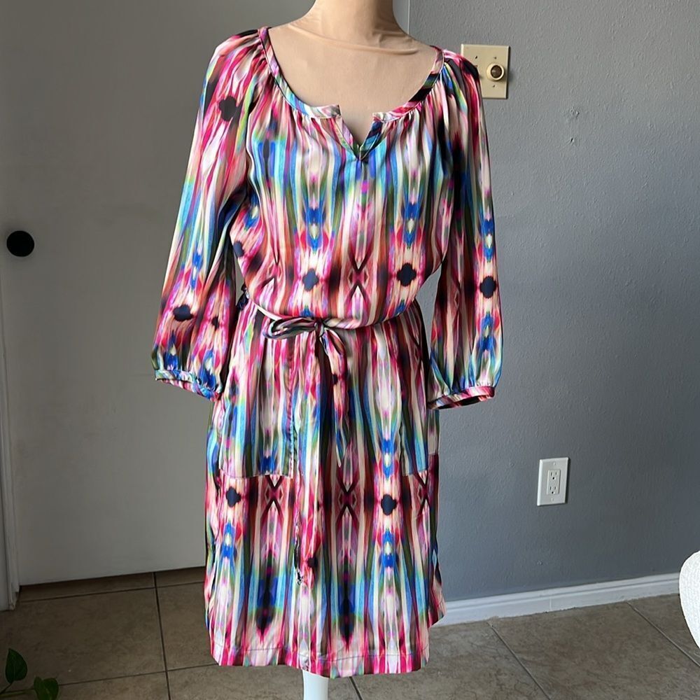 Nanette Lepore Pastel Rainbow Dress